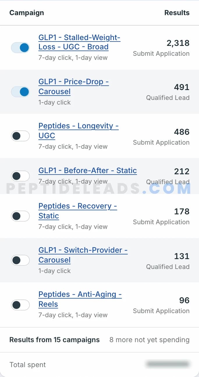 Ads Manager screenshot